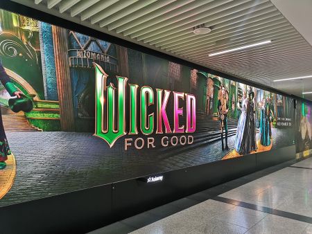 An advert for the movie "Wicked: For Good"