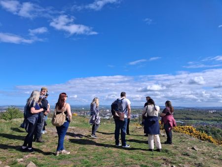 Scottish Group excursion - walking tour of Holyrood Park April 2026